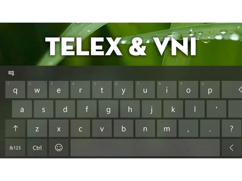 Chọn đúng bảng mã và kiểu gõ